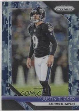 Justin Tucker [Camo Prizm] #182