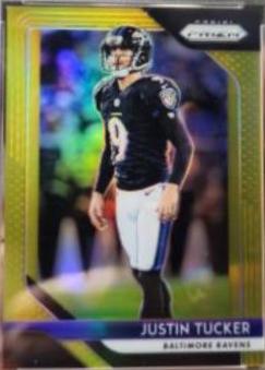 Justin Tucker [Gold Prizm] #182