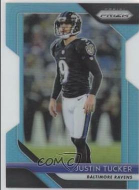 Justin Tucker [Light Blue Prizm] #182
