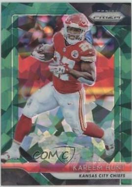 Kareem Hunt [Green Prizm Crystals] #104