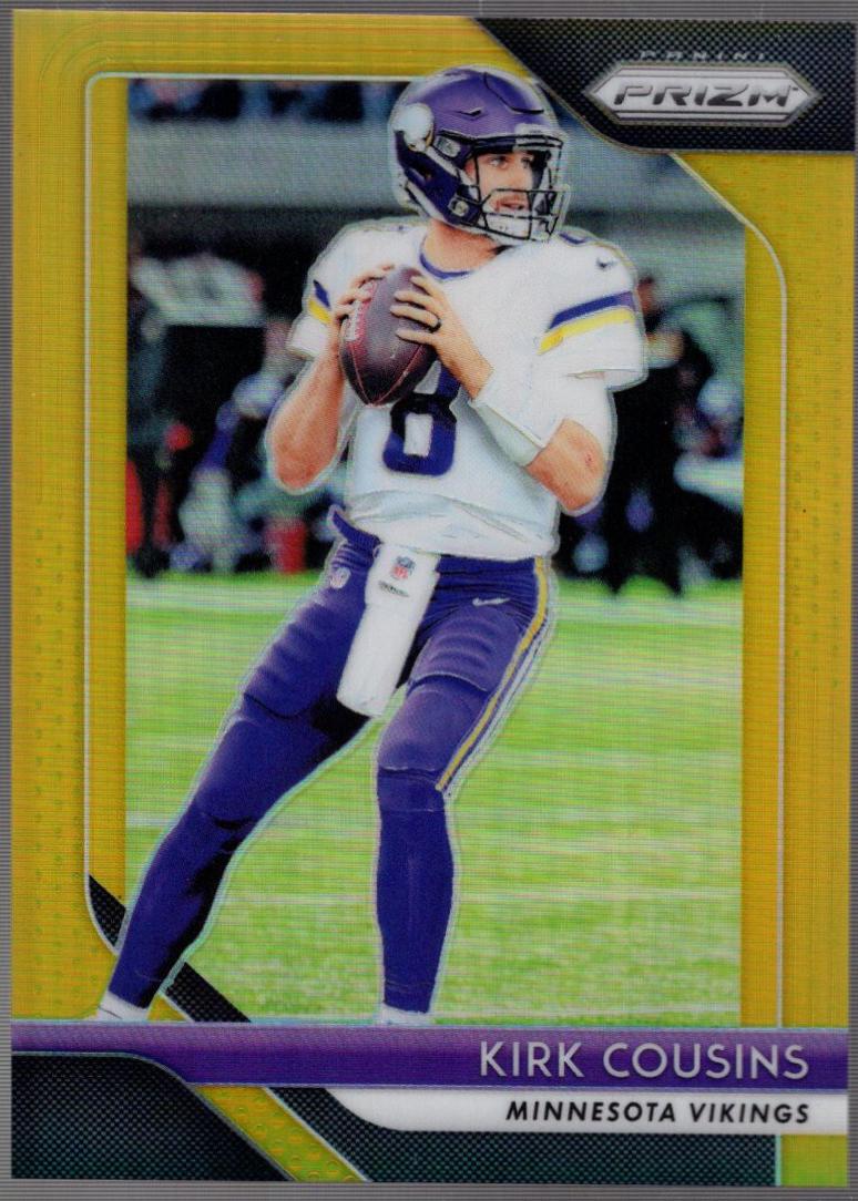 Kirk Cousins [Gold Prizm] #76