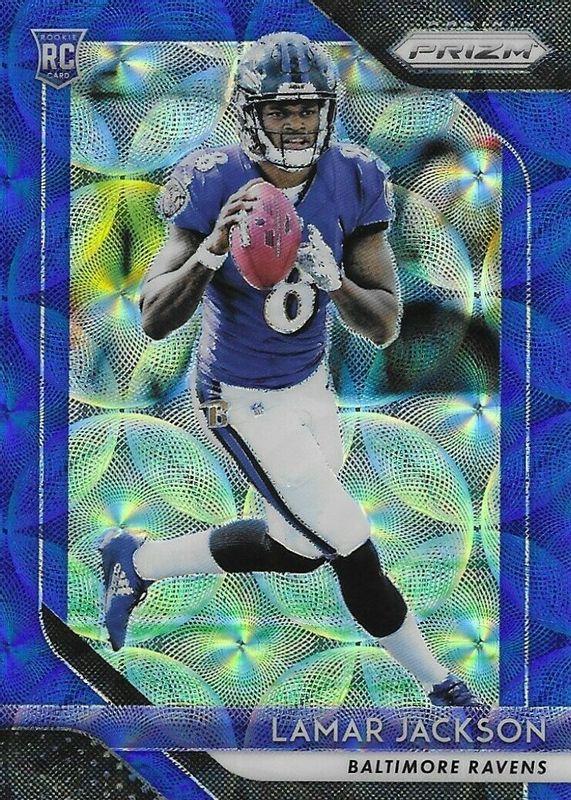 Lamar Jackson [Blue Scope Prizm] #212