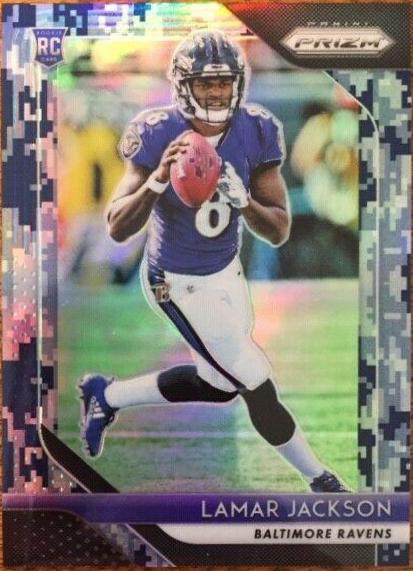 Lamar Jackson [Camo Prizm] #212