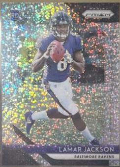 Lamar Jackson [White Sparkle Prizm] #212