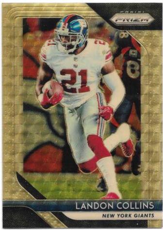 Landon Collins [Gold Prizm Vinyl] #60