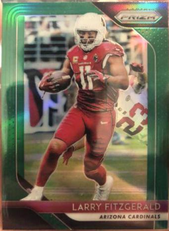 Larry Fitzgerald [Green Prizm] #194