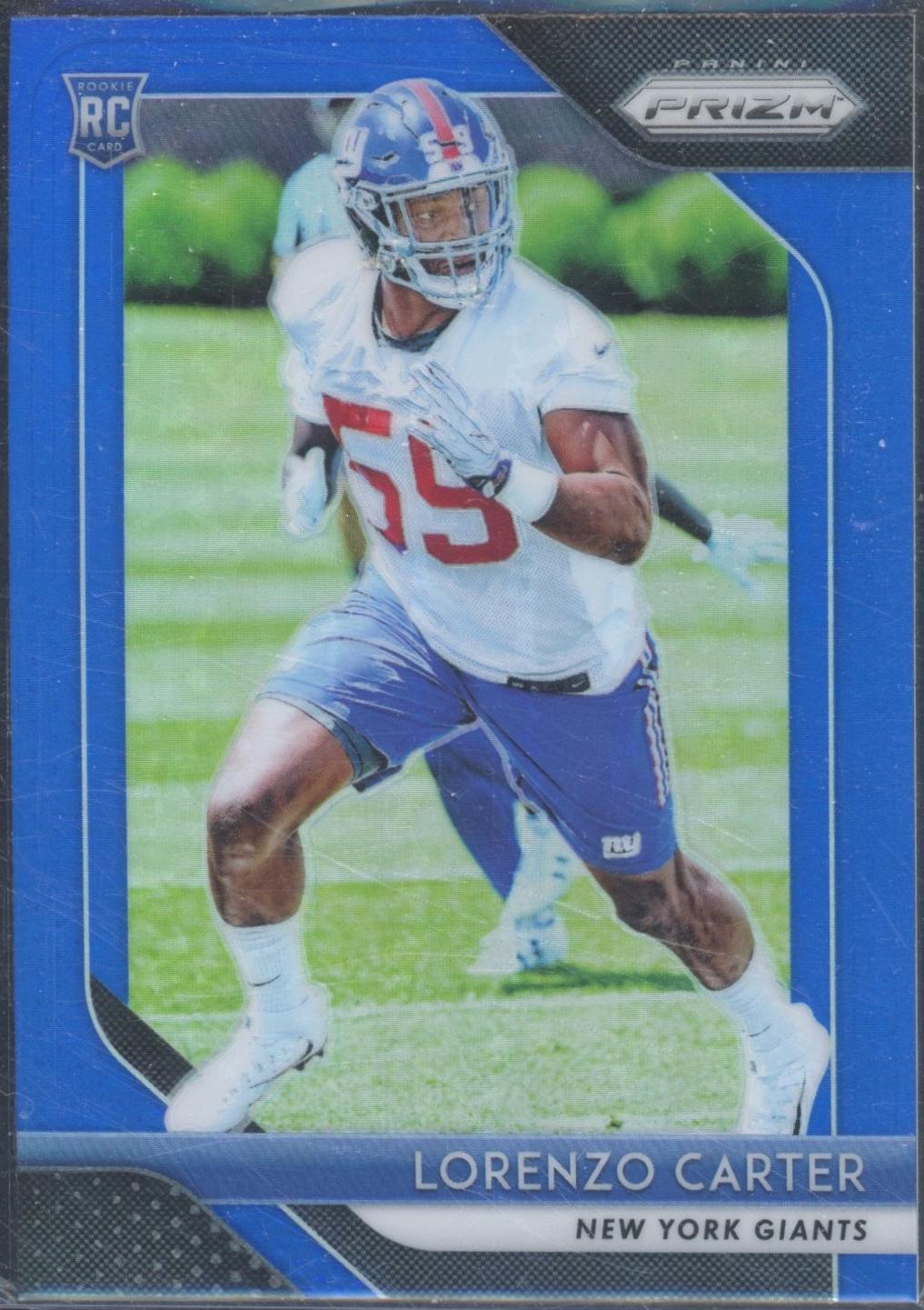Lorenzo Carter [Blue Prizm] #262