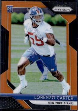 Lorenzo Carter [Orange Prizm] #262