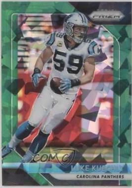 Luke Kuechly [Green Prizm Crystals] #170