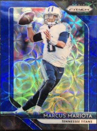 Marcus Mariota [Blue Scope Prizm] #7