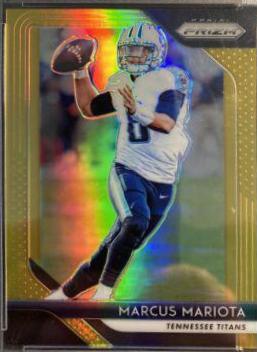 Marcus Mariota [Gold Prizm] #7