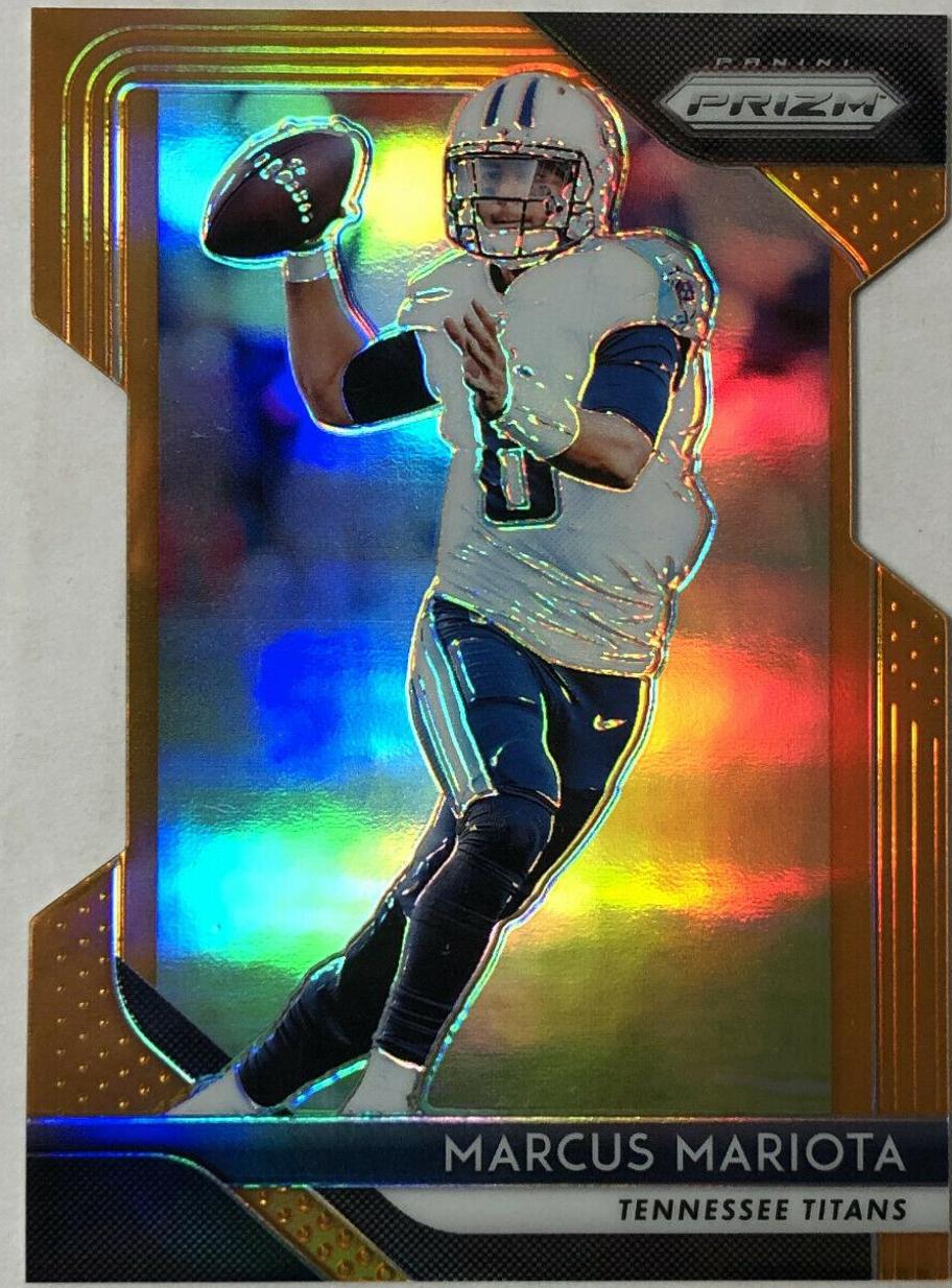 Marcus Mariota [Orange Prizm] #7