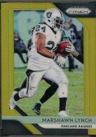 Marshawn Lynch [Gold Prizm] #48