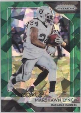 Marshawn Lynch [Green Prizm Crystals] #48