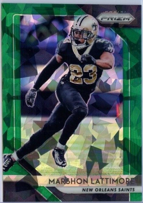 Marshon Lattimore [Green Prizm Crystals] #68