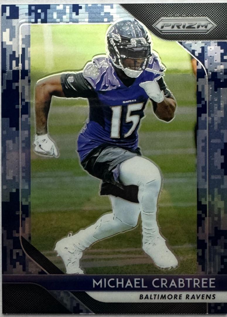 Michael Crabtree [Camo Prizm] #187