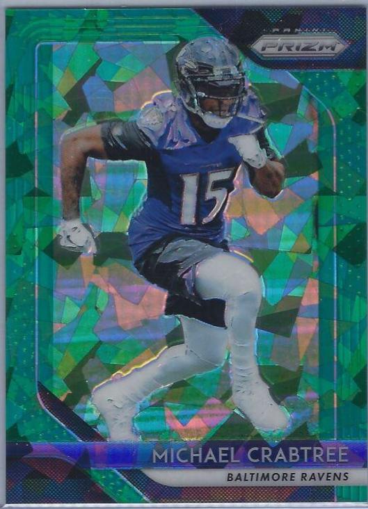 Michael Crabtree [Green Prizm Crystals] #187