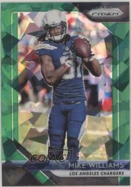 Mike Williams [Green Prizm Crystals] #100