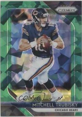 Mitchell Trubisky [Green Prizm Crystals] #163