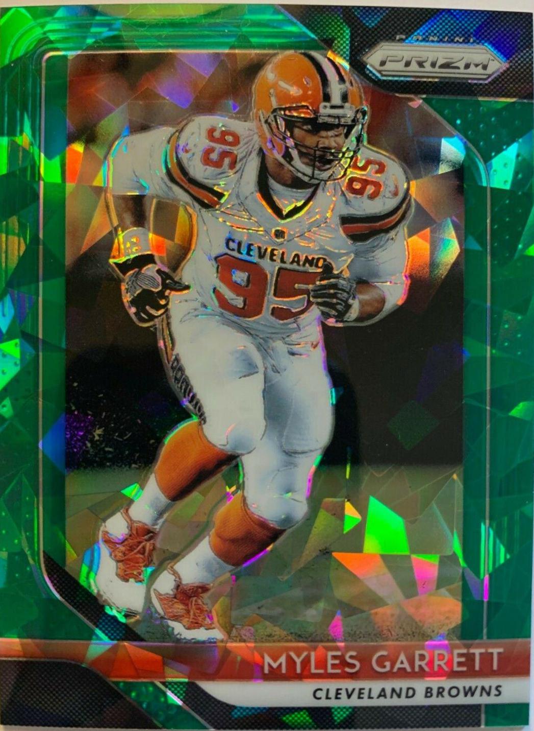 Myles Garrett [Green Prizm Crystals] #152