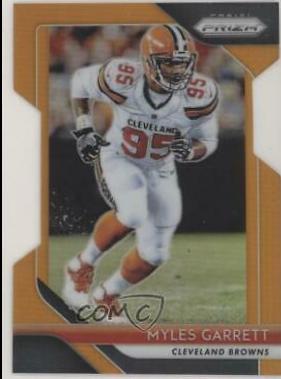 Myles Garrett [Orange Prizm] #152