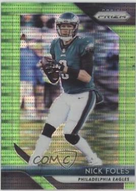Nick Foles [Neon Green Pulsar] #39