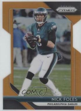 Nick Foles [Orange Prizm] #39