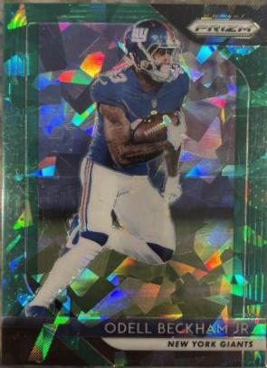 Odell Beckham Jr. [Green Prizm Crystals] #58
