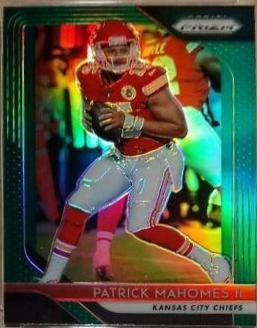 Patrick Mahomes II [Green Prizm] #102