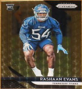 Rashaan Evans [Gold Prizm Vinyl] #251