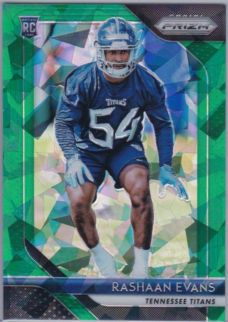Rashaan Evans [Green Prizm Crystals] #251