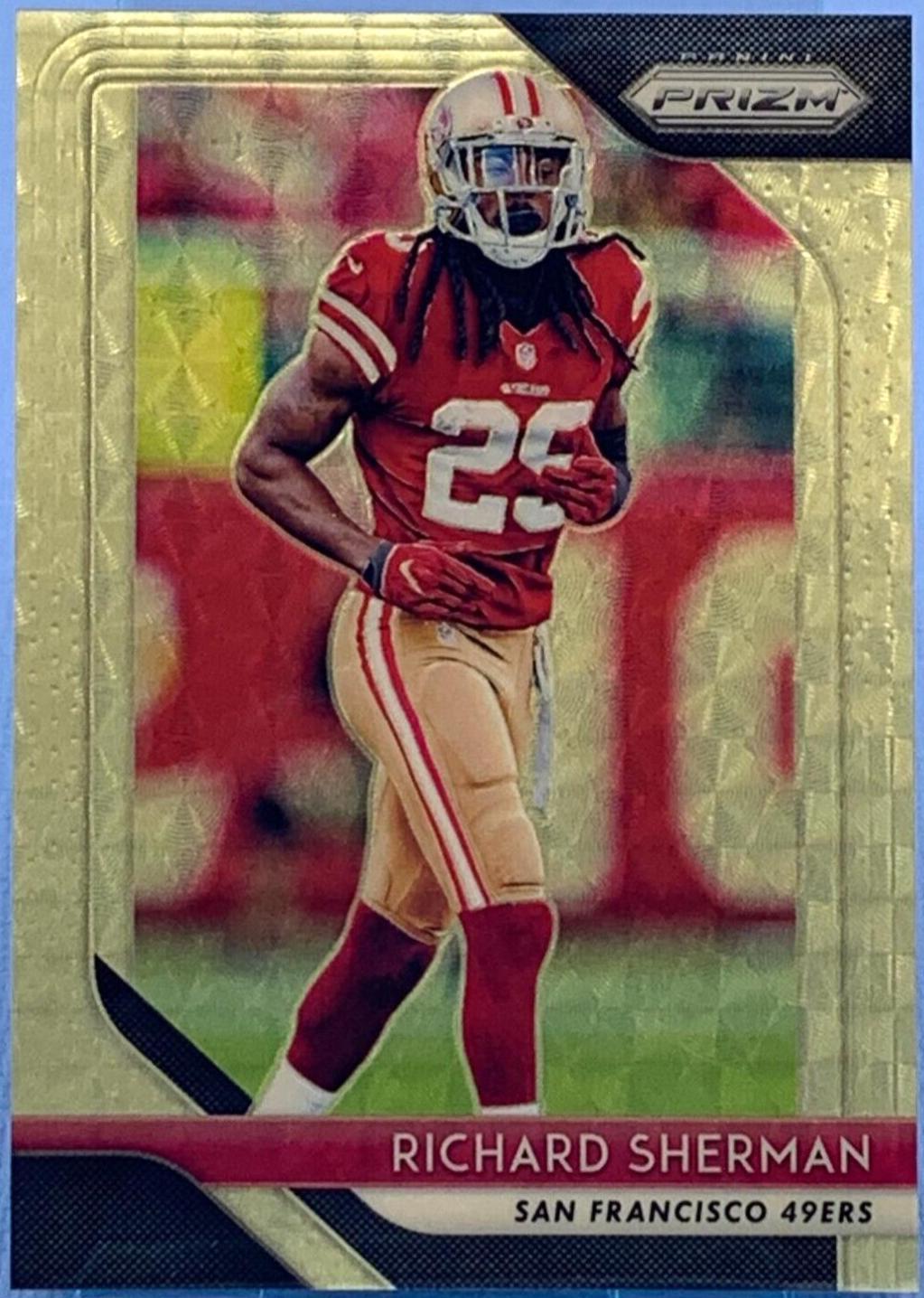 Richard Sherman [Gold Prizm Vinyl] #27
