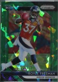 Royce Freeman [Green Prizm Crystals] #224