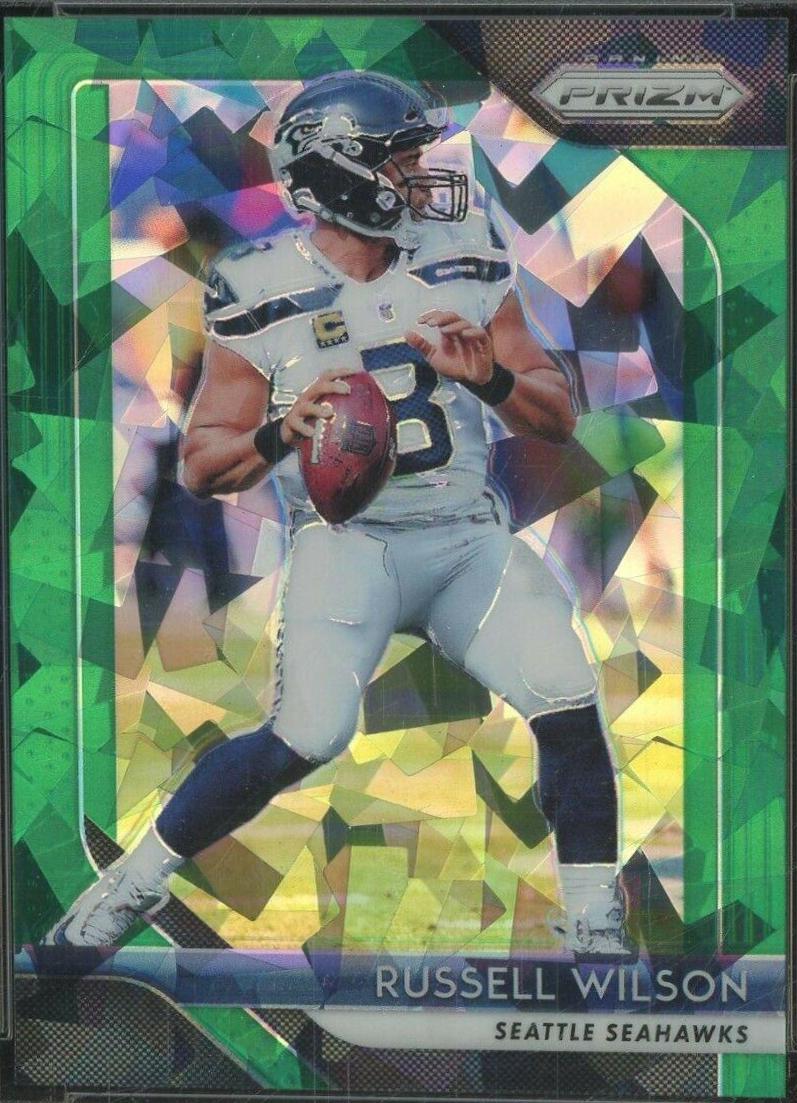 Russell Wilson [Green Prizm Crystals] #19