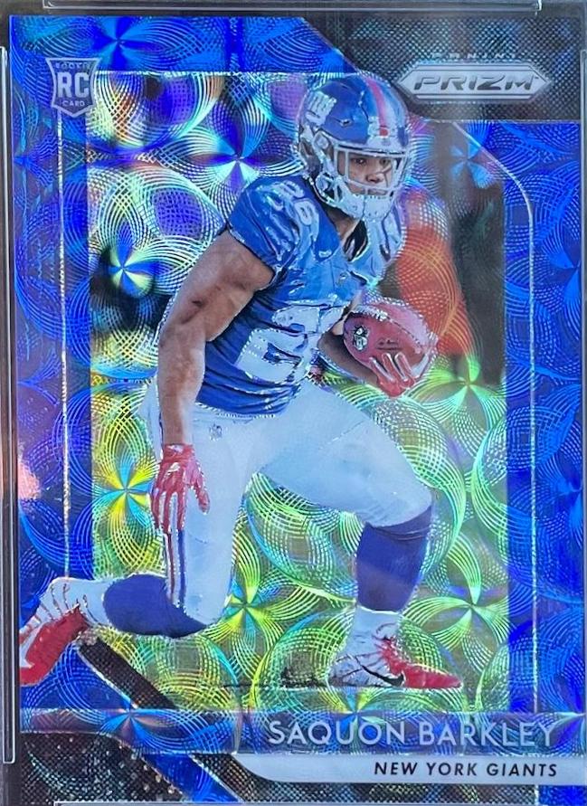 Saquon Barkley [Blue Scope Prizm] #202