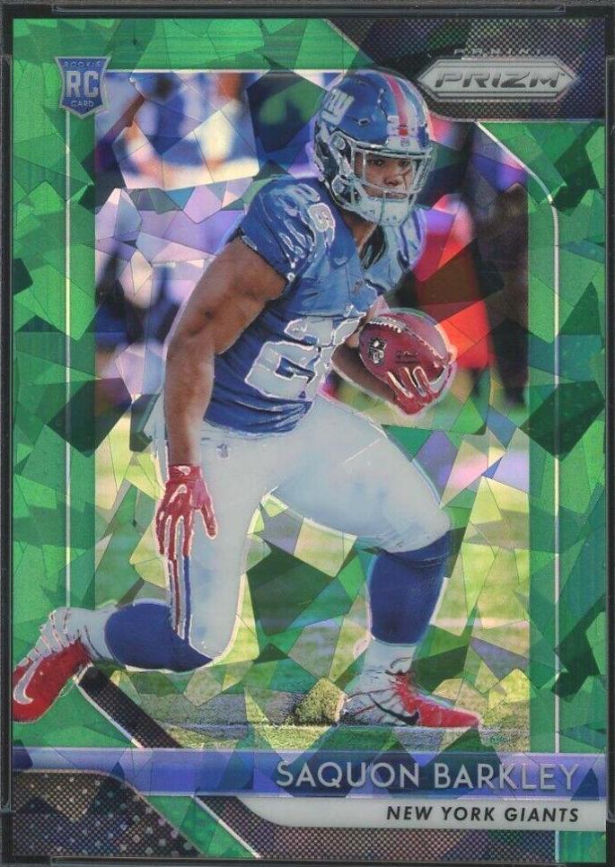 Saquon Barkley [Green Prizm Crystals] #202