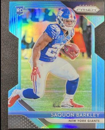 Saquon Barkley [Light Blue Prizm] #202
