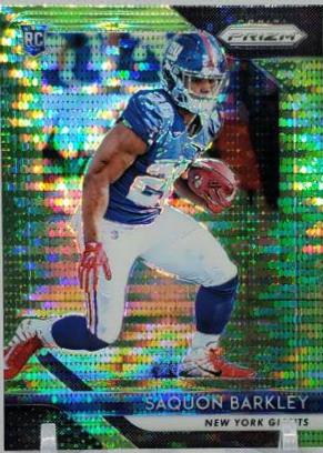 Saquon Barkley [Neon Green Pulsar] #202