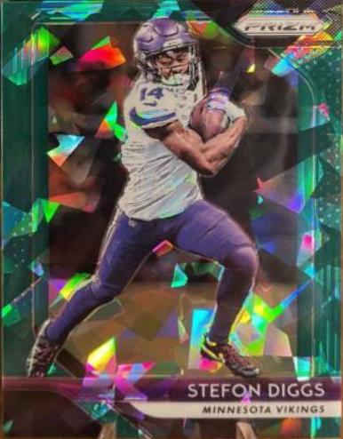 Stefon Diggs [Green Prizm Crystals] #80