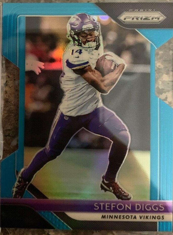 Stefon Diggs [Light Blue Prizm] #80