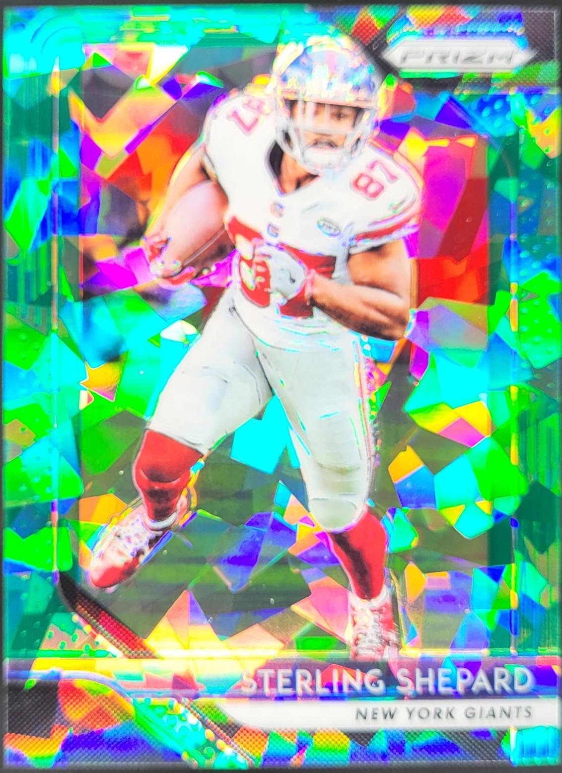 Sterling Shepard [Green Prizm Crystals] #62