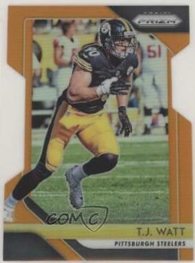 T.J. Watt [Orange Prizm] #34