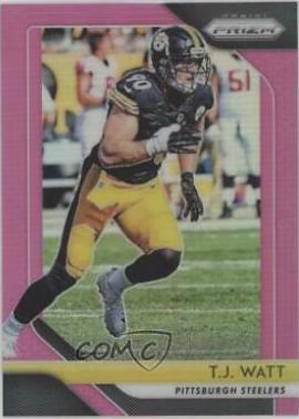 T.J. Watt [Pink Prizm] #34