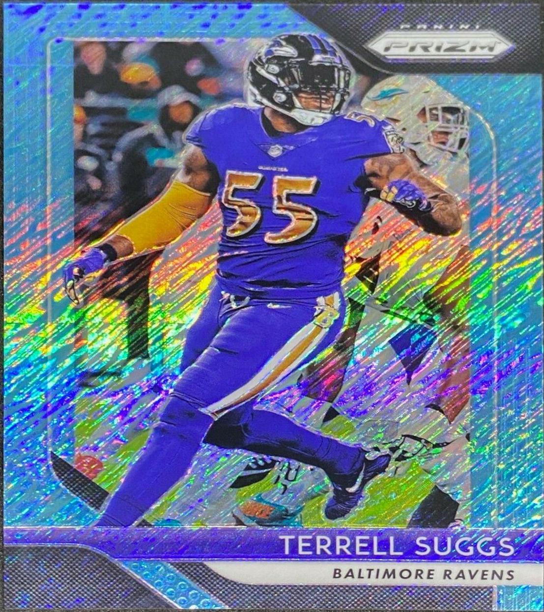 Terrell Suggs [Blue Shimmer] #183
