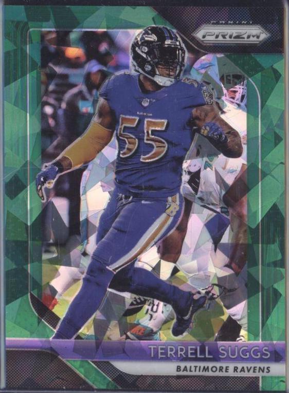 Terrell Suggs [Green Prizm Crystals] #183