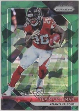 Tevin Coleman [Green Prizm Crystals] #192