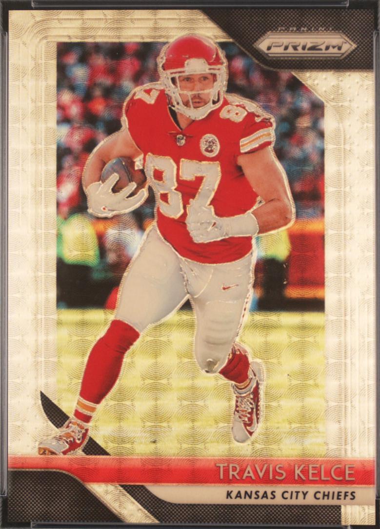 Travis Kelce [Gold Prizm Vinyl] #105