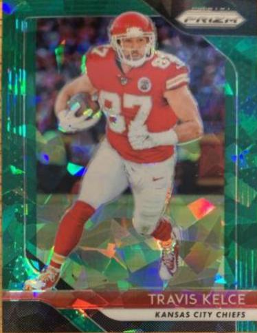 Travis Kelce [Green Prizm Crystals] #105