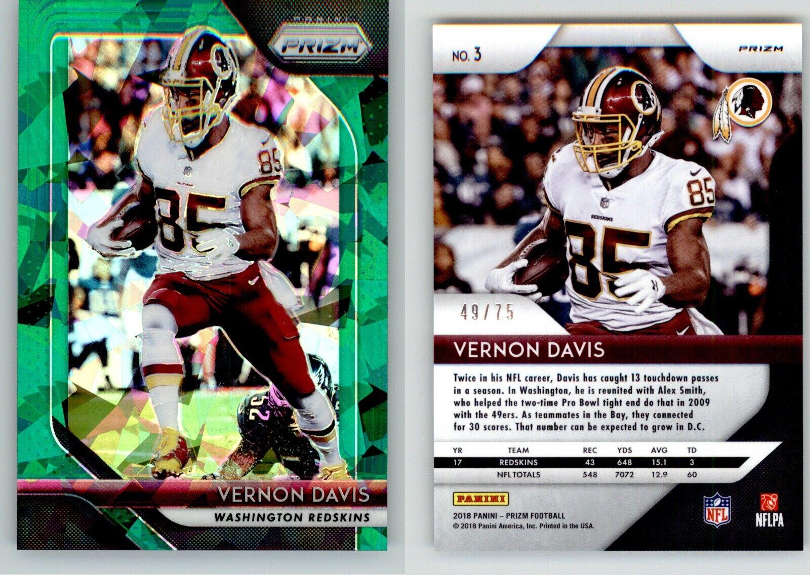Vernon Davis [Green Prizm Crystals] #3