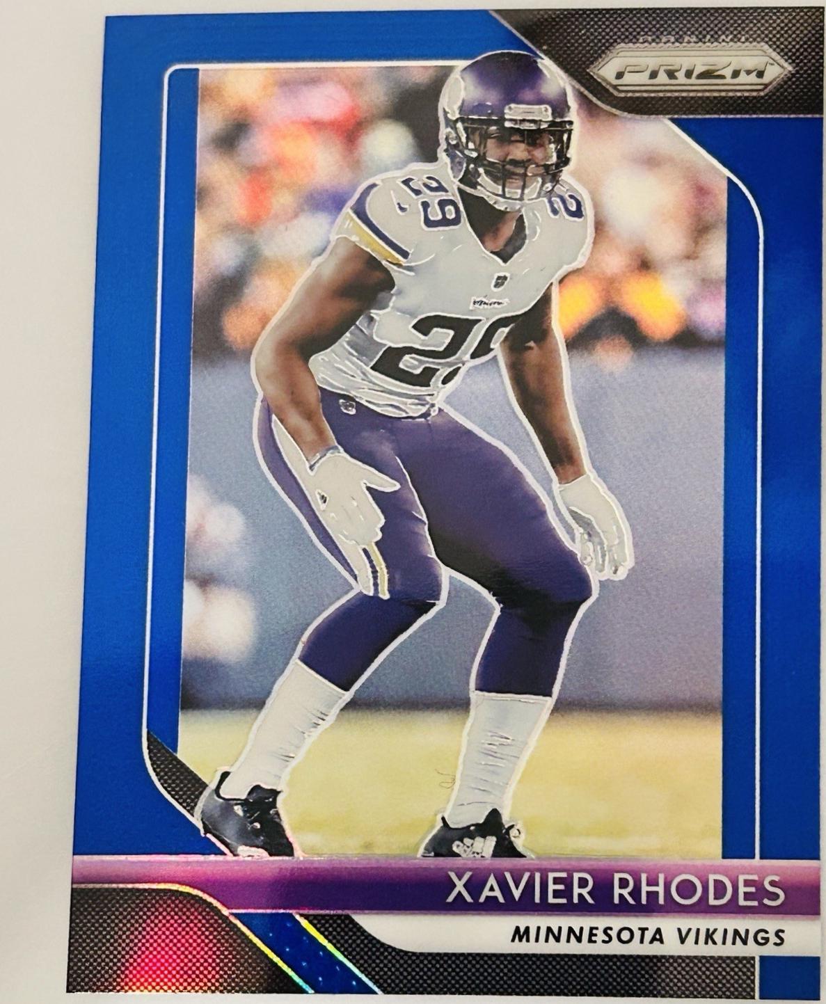 Xavier Rhodes [Blue Prizm] #77